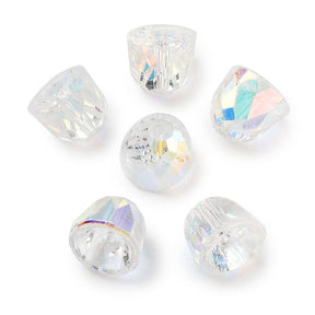 Glass Bells - Clear (10.5x9mm) 8 pcs. - Uniq Perler - 114134