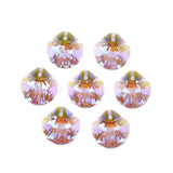 Glas Muslinge Skaller, Facetteret, (96 Stk.) - Uniq Perler - 111588