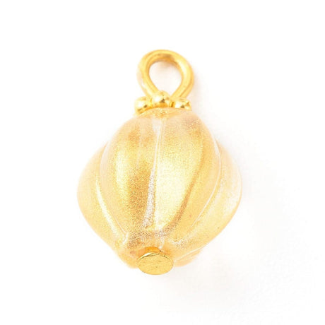 Glas Vedhæng, Assorteret Farver, 16x10mm, 10 stk. - Uniq Perler - 17384