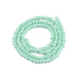 Glasperler – Akvamarin, Facetterede Rondel (2,3~2,7x2mm) - Uniq Perler - 120346