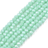 Glasperler – Akvamarin, Facetterede Rondel (2,3~2,7x2mm) - Uniq Perler - 120346