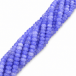 Glasperler – Blå Rondel (8x5mm) - Uniq Perler - 122463