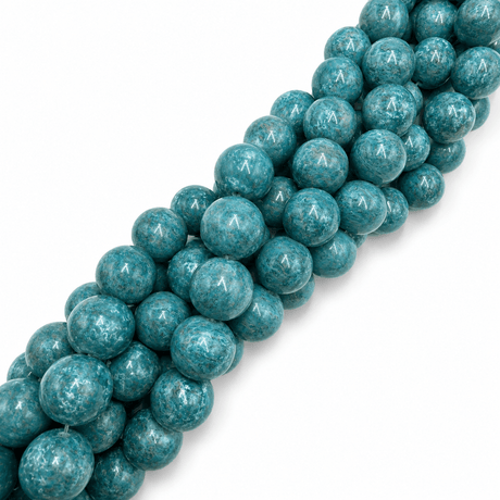 Glasperler – Blå, Runde (14mm) - Uniq Perler - 125131