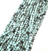 Glasperler – Blå Two Tone, Runde (8~8.5mm) - Uniq Perler - 119192
