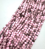Glasperler – Blomme, To - Farvet, Runde (8 - 8.5mm) - Uniq Perler - 119183