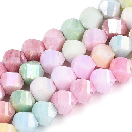 Glasperler – Facetslebet Twist (5 - 6,5mm) - Uniq Perler - 120212