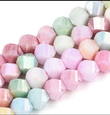 Glasperler – Facetslebet Twist (5 - 6,5mm) - Uniq Perler - 120212