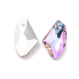 Glasperler - Facetteret (19x11mm), 2 Stk - Uniq Perler - 113389