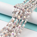 Glasperler, Facetteret, Møntformet, (4x2,5mm) - Uniq Perler - 112996