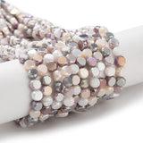 Glasperler, Facetteret, Møntformet, (4x2,5mm) - Uniq Perler - 112996