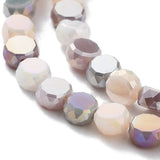 Glasperler, Facetteret, Møntformet, (4x2,5mm) - Uniq Perler - 112996