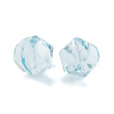 Glasperler, Facetteret, Nugget Form, 8mm, 10 stk. - Uniq Perler - 112752