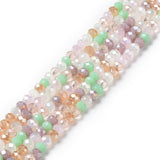 Glasperler, Facetteret, Rondel, (3x3,5mm) - Uniq Perler - 112753