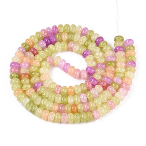Glasperler – Farve Mix, Facetteret Rondel (8x5mm) - Uniq Perler - 122466