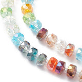 Glasperler, Farve Mix, Rondel, (8x5mm) - Uniq Perler - 0001489263