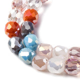 Glasperler, Farve Mix, Rondel, Facet, 8x8mm - Uniq Perler - 114478