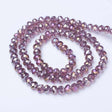 Glasperler – Gammelrosa AB, Facetterede Rondeller (4x3mm) - Uniq Perler - 122229