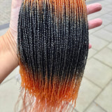 Glasperler, Graduerede Farver, ( 3x2,8mm) - Uniq Perler - 499635