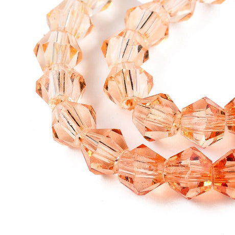 Glasperler - Gradueret farver– Facetteret Bicone Mix (3mm) - Uniq Perler - 