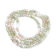 Glasperler – Grøn, AB-Effekt, Facetteret Rondel (3x2,5mm) - Uniq Perler - 124795