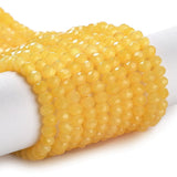 Glasperler, Gul, (4x3mm) - Uniq Perler - 113006
