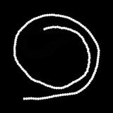 Glasperler – Hvid, Runde (2~2,5mm) - Uniq Perler - 123765