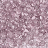 Glasperler – Imitation Cat Eye Rondelle Flamingo 100 gram(6x3mm) - Uniq Perler - 116195