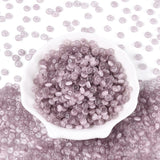 Glasperler – Imitation Cat Eye Rondelle Flamingo 100 gram(6x3mm) - Uniq Perler - 116195