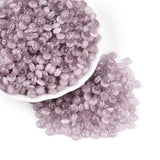 Glasperler – Imitation Cat Eye Rondelle Flamingo 100 gram(6x3mm) - Uniq Perler - 116195