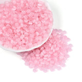 Glasperler – Imitation Cat Eye Rondelle Pink 100 gram(6x3mm) - Uniq Perler - 116196