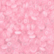Glasperler – Imitation Cat Eye Rondelle Pink 100 gram(6x3mm) - Uniq Perler - 116196