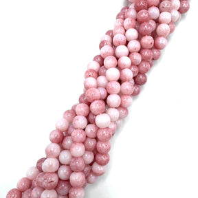 Glasperler – Lavendel Rosa, Jade - Look, Rondel (8,5mm) - Uniq Perler - 119234