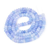Glasperler – Lavendel/Blå Facetteret Rondel (8x5mm) - Uniq Perler - 122463