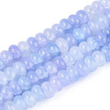 Glasperler – Lavendel/Blå Facetteret Rondel (8x5mm) - Uniq Perler - 122463