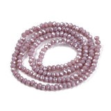 Glasperler – Lilla, Facetteret Rondel (2,3~2,7x2mm) - Uniq Perler - 120703