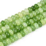 Glasperler – Limegrøn, Facetteret Rondel (8x5mm) - Uniq Perler - 122461