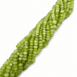Glasperler – Limegrøn, Rondel (8x5mm) - Uniq Perler - 122461