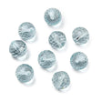 Glasperler - Lys Blå, Facetteret (10mm) 10 stk. - Uniq Perler - 114143