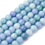 Glasperler, Lys Blå, Runde,(8,5mm) - Uniq Perler - 114686