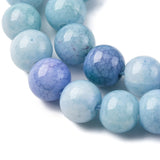 Glasperler, Lys Blå, Runde,(8,5mm) - Uniq Perler - 114686