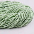 Glasperler - Lys Grøn (2mm) - Uniq Perler - 226522