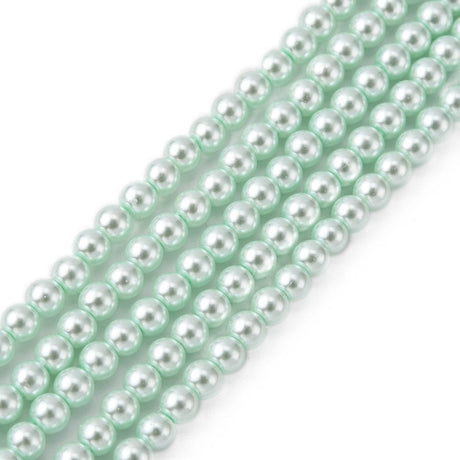 Glasperler, Lys Grøn, 4mm - Uniq Perler - 0000014820