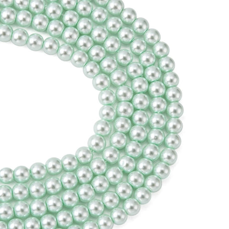 Glasperler, Lys Grøn, 4mm - Uniq Perler - 0000014820