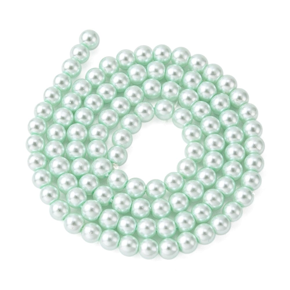 Glasperler, Lys Grøn, 4mm - Uniq Perler - 0000014820