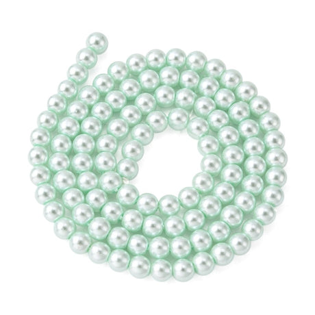 Glasperler, Lys Grøn, 4mm - Uniq Perler - 0000014820