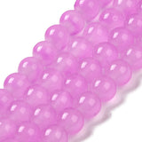 Glasperler, Lys Lilla, Runde, 8mm - Uniq Perler - 112204