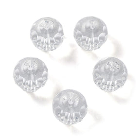 Glass beads - Many Faceted (12mm), 10 pcs - Uniq Perler - 113743