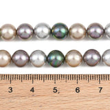 Glasperler Med Perleeffekt – Farve Mix, Runde (8mm) - Uniq Perler - 125854