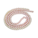 Glasperler Med Perlemorseffekt – Farve Mix, Runde (6mm) 10 Strenge - Uniq Perler - 115669