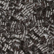 Glasperler, Metallic Grå, Rørformet, 3,5x2,5mm, 20gr - Uniq Perler - 111421